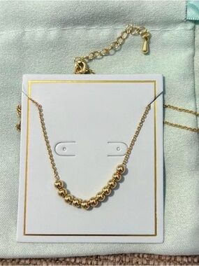 Gold Filled Beaded Necklace